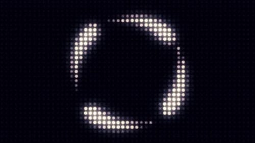 El patrón del movimiento circular en bucle de las gotas