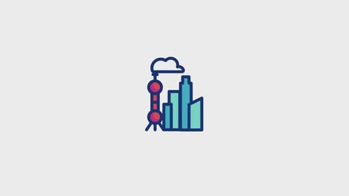 Icono animado de la ciudad