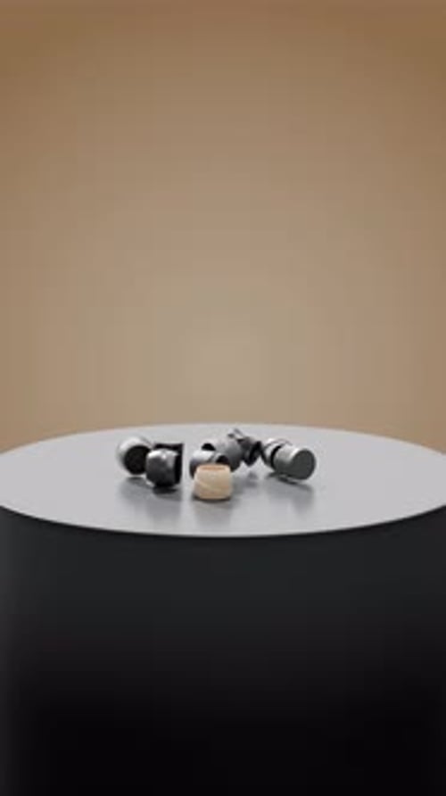 3D Abstract Geometric Shapes Animation