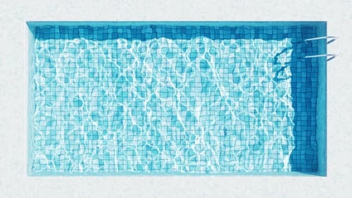 Loop animation of swimming pool