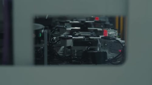 Vue statique rapprochée d'une pièce