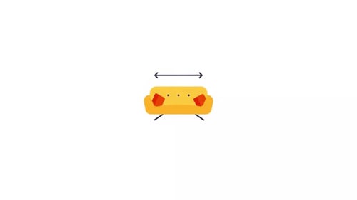 Adjust Sofa Size Icon Animation