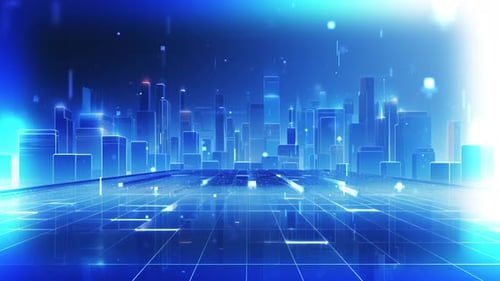 Blue Corporate Background Loop