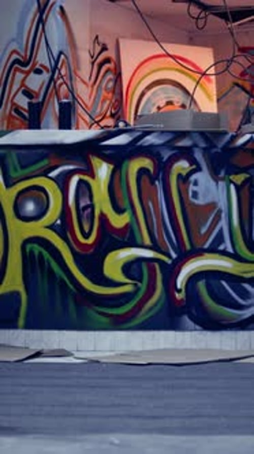 Vertical Video Messy Base of Operations Used By Hooligans to Hangout