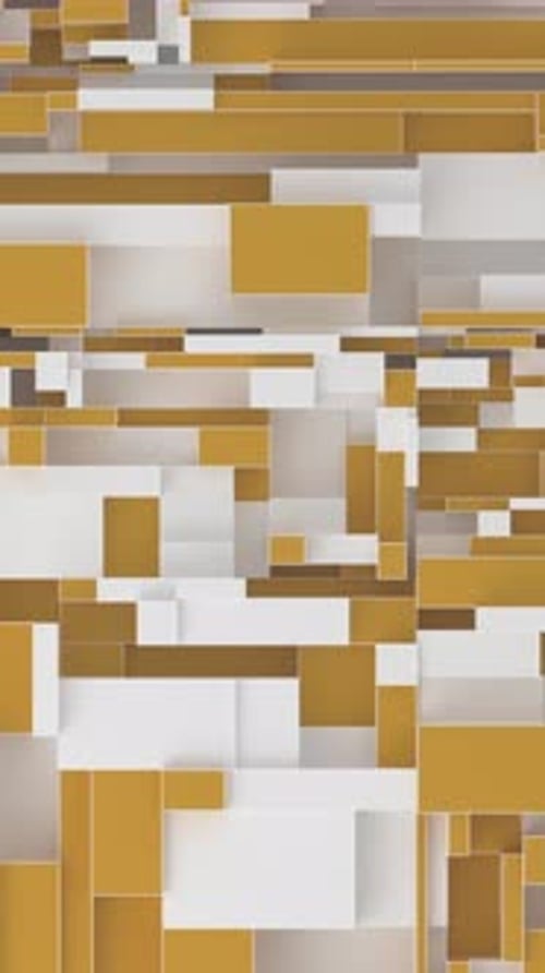 Animierter geometrischer 3D-Schleifenhintergrund