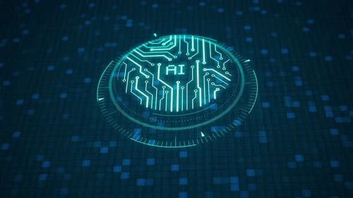 Concept d'algorithme d'intelligence artificielle 1