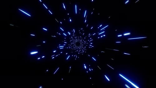 Effet Blue Warp Drive