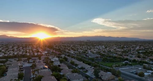 Sonnenuntergang in Las Vegas