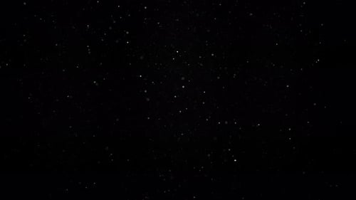 Real dust particles floating in the dark