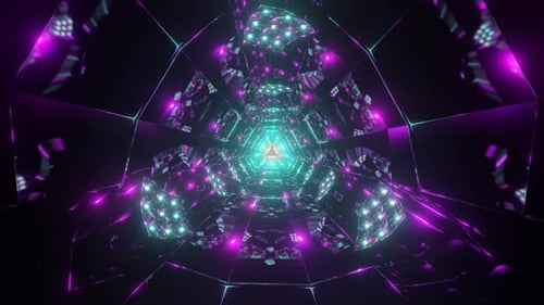 Pulsating Multicolor Psychedelic Hypnotic VJ Seamless Loop