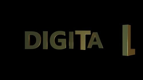 Elegant Gold 3D Text Reveal Animation