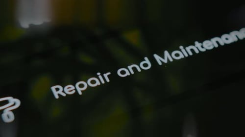 Repair and Maintenance Category Money Manager App for Tracking the Expenses