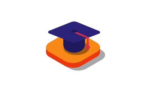 Graduation Hat Alpha Animation