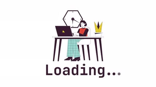 Office Worker Loader Animation