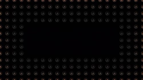 Marquee Light Board Sign Retro on Black Background Bright Golden Light Bulbs for Banner or Signboard