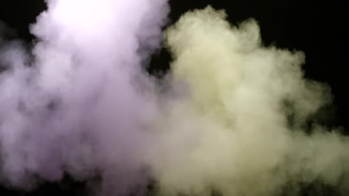 Fluid Smoke Explosion Color Transition