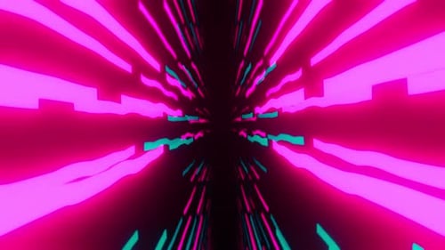 Abstract Glow Lines - 4K