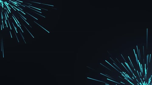 Futuristic Blue Light Streaks Animated Loop Background