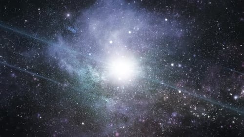 4k view of a bright star that shines brightly in the great universe