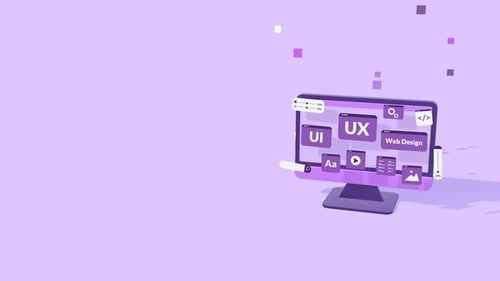 3D UI and UX Design Animation for Tech Projects