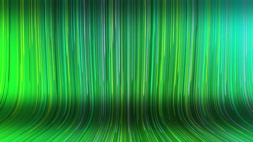 Líneas de movimiento verdes: flujo rápido de energía o bucle de fondo de datos