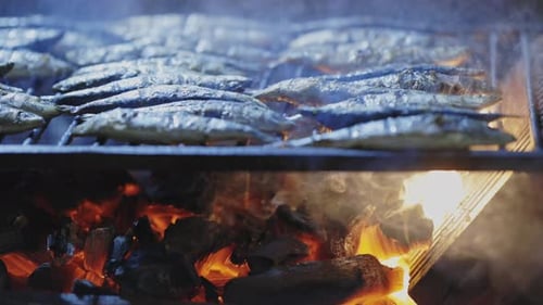 Fish Frying on the Grill