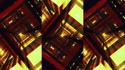 Futuristischer 3D-Science-Fiction-Vortex