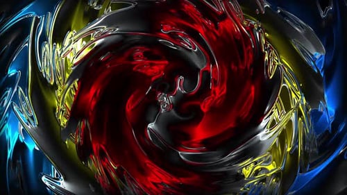 Mystical Liquid Glass Abstract Moving Liquid | Visual Illusions and Moving Waves