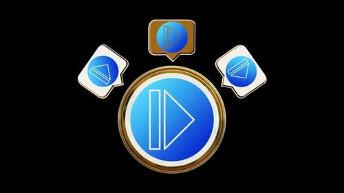 Right Arrow Circle Icon Animation Loop