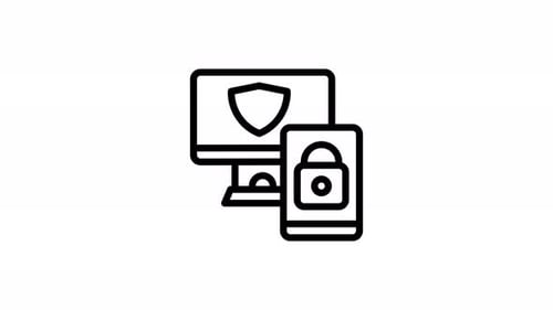 two line icon animation