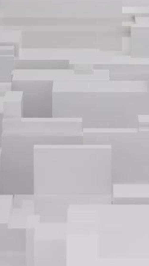 Animated 3D Geometric Loop Background