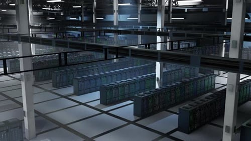 Enterprise Server Farm Delivering Processing Capacity for AI Powered Automation
