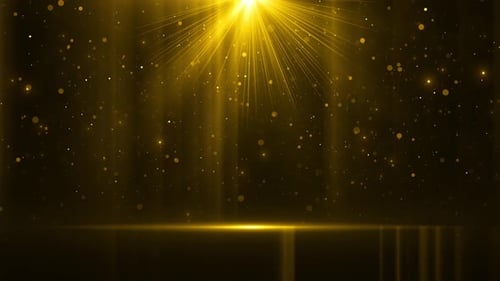 Luxury gold light streak. Particle, luxury awards ceremony background, awards performance. party sta