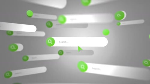 Search Bar Zoom In Slowly and Spin