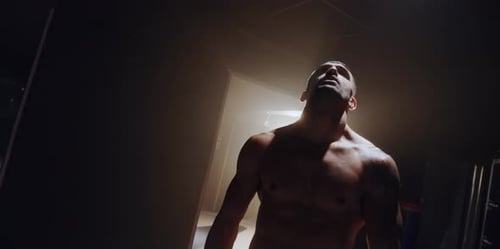 Boxer in a Gym