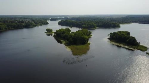 Lake Zaronovskoye. Vitebsk Region