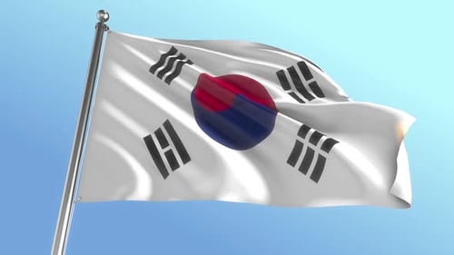 Bandera de Corea del Sur