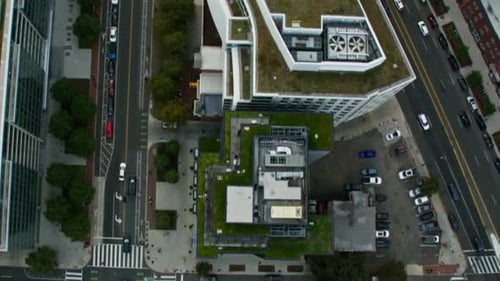 Cinematic And Beautiful View Of Washington DC Cityscape, USA