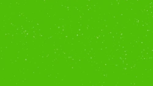 Dust Particles on Green Screen