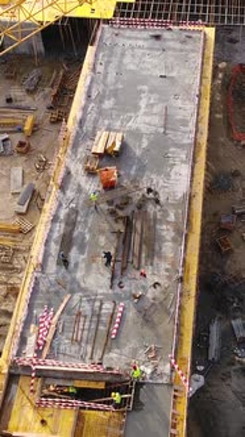 Vertical Video of Construction Workers