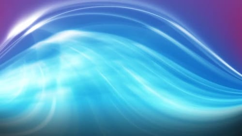 Flowing Abstract Light Waves Motion Graphic