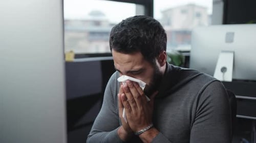 Dedicated and Focused Professional Thriving Within a Modern Office Work Environment