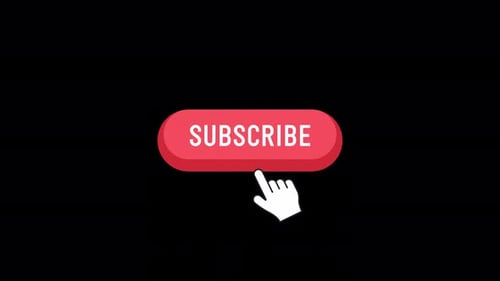 Subscribe Button Animation 4K On Alpha