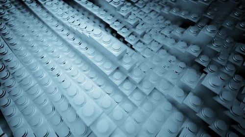 Waving Geometric Blocks Abstract Seamless Loop Background