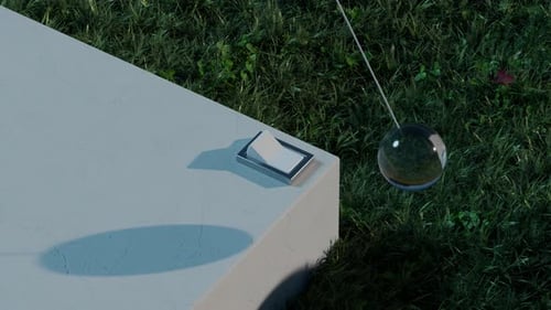 Un pendule oscillant déclenche des changements de scène