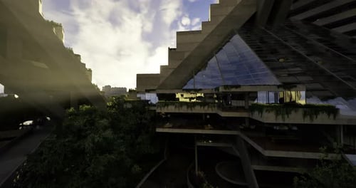 La arquitectura moderna combina el diseño con la naturaleza en los espacios urbanos