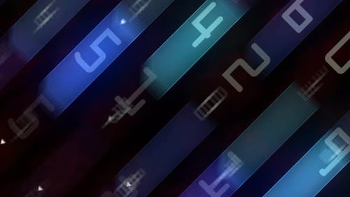 Glowing Abstract Futuristic Digital Data Stream Background