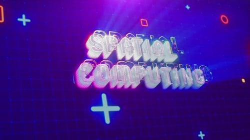 Dynamic Glitch Neon Text Reveal