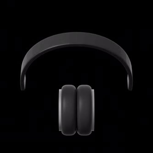 3D Headphones Assembly Animation with Rotation