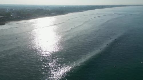 Der Strand von Canggu auf Bali.